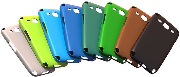 Handyhüllen in verschiedenen Farben